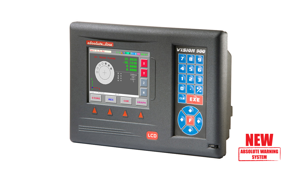 Visualizzatore quote multiasse